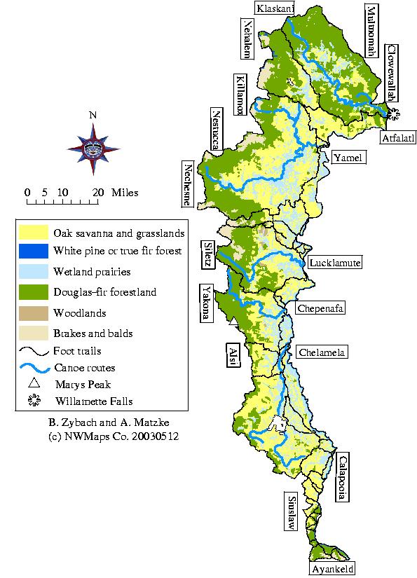 eastern woodlands map