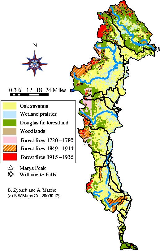 large oregon fire map